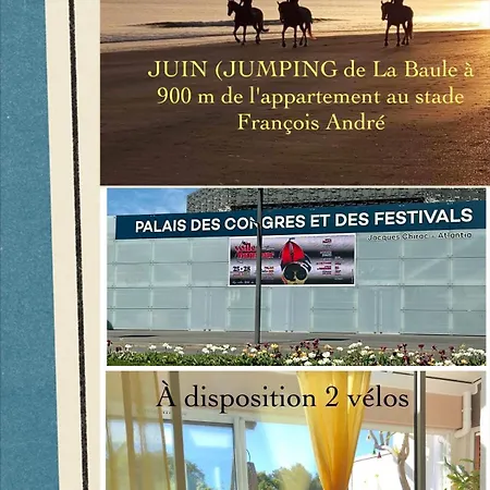 דירה 3tres Beau Logement, Idealement Situe , Plages, Port & Velo A Disp La Baule