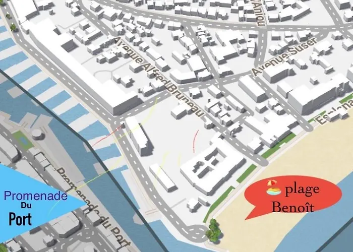 3tres Beau Logement, Idealement Situe , Plages, Port & Velo A Disp Апартаменты *